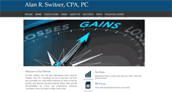 Desktop Screenshot of alanswitzercpa.com